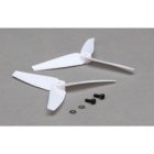 (BLH2021) Tail Rotor Blade Set (2), White: 200 SR X