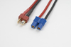 GF-1300-075 Conversie kabel Deans Vrouw. > E-Flite Man., silicone kabel 14AWG (1st)