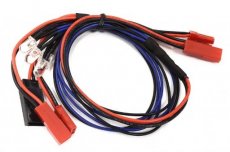 (C 24229 BLUE) Front LED Light Set (4) w/ Wire Harness