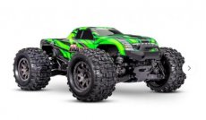(TRX 107154 1GRN) Traxxas Mini Maxx BL-2s Green incl battery & USB charger