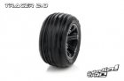 (MP-5505) Tyre set pre-mounted "Tracer 2.8" Front , Black rims
