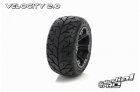 (MP-5515) Tyre set pre-mounted "Velocity 2.8" , Black rims
