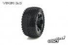 (MP-5525) Tyre set pre-mounted "Viper 2.8" , Black rims