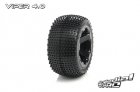 (MP-5825) Tyre set pre-mounted "Viper 4.0", Black rims 17mm Hex