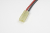 Mini Tamiya stekker, Vrouw., silicone kabel 14AWG, 10cm (1st)