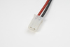 AMP stekker, Man., silicone kabel 16AWG, 10cm (1st)