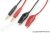 Laadkabel Croco clips, silicone kabel 16AWG (1paar)