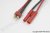 GF-1300-070 Conversie kabel Deans Vrouw. > 4mm goudstekker, silicone kabel 14AWG (1st)