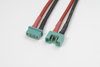 Verlengkabel MPX, silicone kabel 14AWG, 12cm (1st)