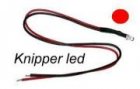 (RCP 69142) 5 mm knipper led bedraad voor 12V rood