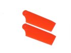 (FUB-TB130X008)FUSUNO Extreme Stiff XS Engineering Plastic Neon Tail Blade 29mm Orange - 130 X