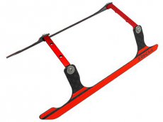 (180CFX721-BR)CNC Landing Gear Set (Black-Red) - Blade 180 CFX