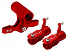 (180CFX011-R) CNC AL Head Combo 01 (Red) - Blade 180 CFX