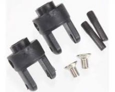 (TRX4628R)Differential output yokes, black (2)/ 3x5mm countersunk scre