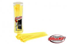 (C-50505) Team Corally - Cable Tie Raps - Yellow - 2.5x100mm - 50 Pcs