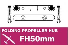 (AP-FH4) APC - Electro folding propeller adapter hub - 50MMFH