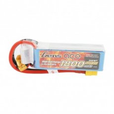 B-45C-1800-3S1P-XT60 (B-45C-1800-3S1P-XT60) Gens ace 1800mAh 11.1V 45C 3S1P Lipo Battery Pack with XT60 Plug