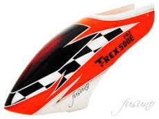 (FUC-TX5014EPro)Racing Passion Fiberglass Airbrush Canopy Trex 500 E Pro