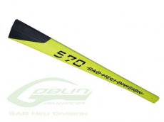 (H0300-S) CF Tail Boom Yellow Goblin 570