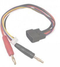 HLK-1350-2 (HLK-1350-2) Halko Traxxas ID Male To 4mm Bullet + XH - 2S - Charging Cable 20cm
