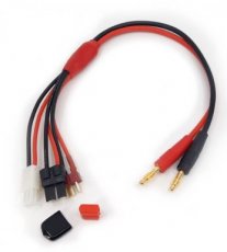 (HLK 5103) Halko 30cm Charging Cable For Batteries With Deans - Tamiya - TRX Connectors