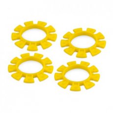 (JCO8115) Jconcepts Dirt Bands - rubber banden voor kleven banden - geel - past op 1/10e, SCT en 1/8e buggy