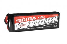 (RC-G45-3300-3S1P) RC Plus - Li-Po Batterypack - Sigma 45C - 3300 mAh - 3S1P - 11.1V - XT-60
