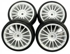 (RI26082) 24mm Street compound low profile BELTED tires (4pcs)