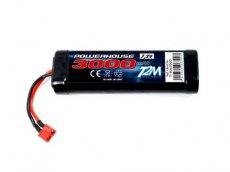 (T1006360D) Batterij NiMh 7.2V 3600mAh Deans T2M