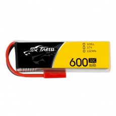(TAA6001S30JS1) Tattu 600mAh 3.7V 30C 1S1P Lipo Battery Pack with JST Plug(1 pcs/pack)