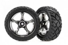 (TRX2479R)Tracer 2.2 chrome wheels, Anacond