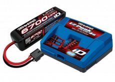 (TRX 2998G) Battery/Charger Completer Pack (Includes #2981 ID Charger (1), #2890X 6700Mah 14.8V 4-Cell 25C Lipo Battery (1)