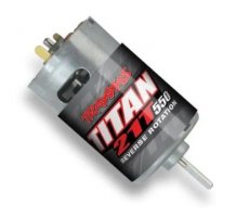 (TRX3975R)Motor, Titan 550, reverse rotation (21-turns/ 14 volts) (1)