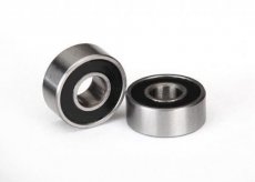 (TRX5104A) Ball bearings, black rubber sealed (4x10x4mm) (2)