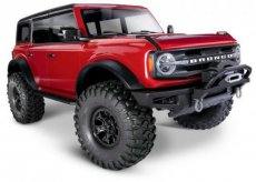 (TRX 92076 4 RED) Traxxas TRX-4 Scale and Trail Crawler with 2021 Ford Bronco Body