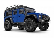 TRX 97054-1-BLUE (TRX 97054-1-BLUE) TRX-4M 1/18 Scale and Trail Crawler Land Rover 4WD Electric Truck with TQ Blue
