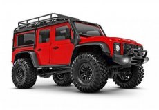 (TRX 97054-1-RED) TRX-4M 1/18 Scale and Trail Crawler Land Rover 4WD Electric Truck with TQ Red