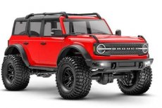 TRX 97074-1 RED (TRX 97074-1 RED) TRX-4M 1/18 SCALE AND TRAIL CRAWLER FORD BRONCO 4WD ELECTRIC TRUCK WITH TQ RED