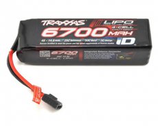 (TRX2890X) Power Cell LiPo 6700mAh 14.8V 4S 25C , ID