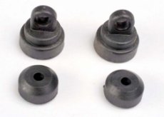 (TRX3767)Shock caps (2)/ shock bottoms (2)