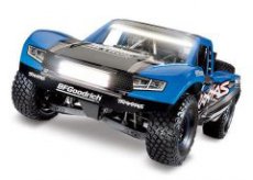 (TRX85086-4T) Traxxas Unlimited Desert Racer 4WD incl LED, TQi VXL-6S (no bat/chrg), TRX Blue